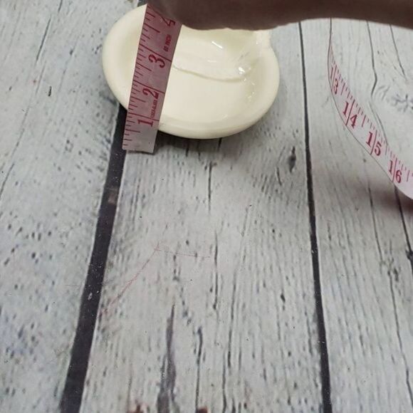 Vintage Minimalist Boho Cream Ceramic Feather Ring Dish Holder - Picture 9 of 9